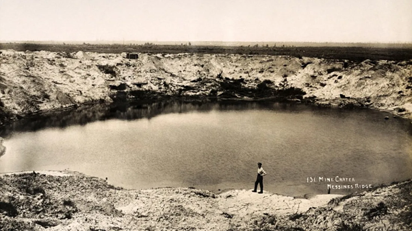 Mine crater - Messine Ridge